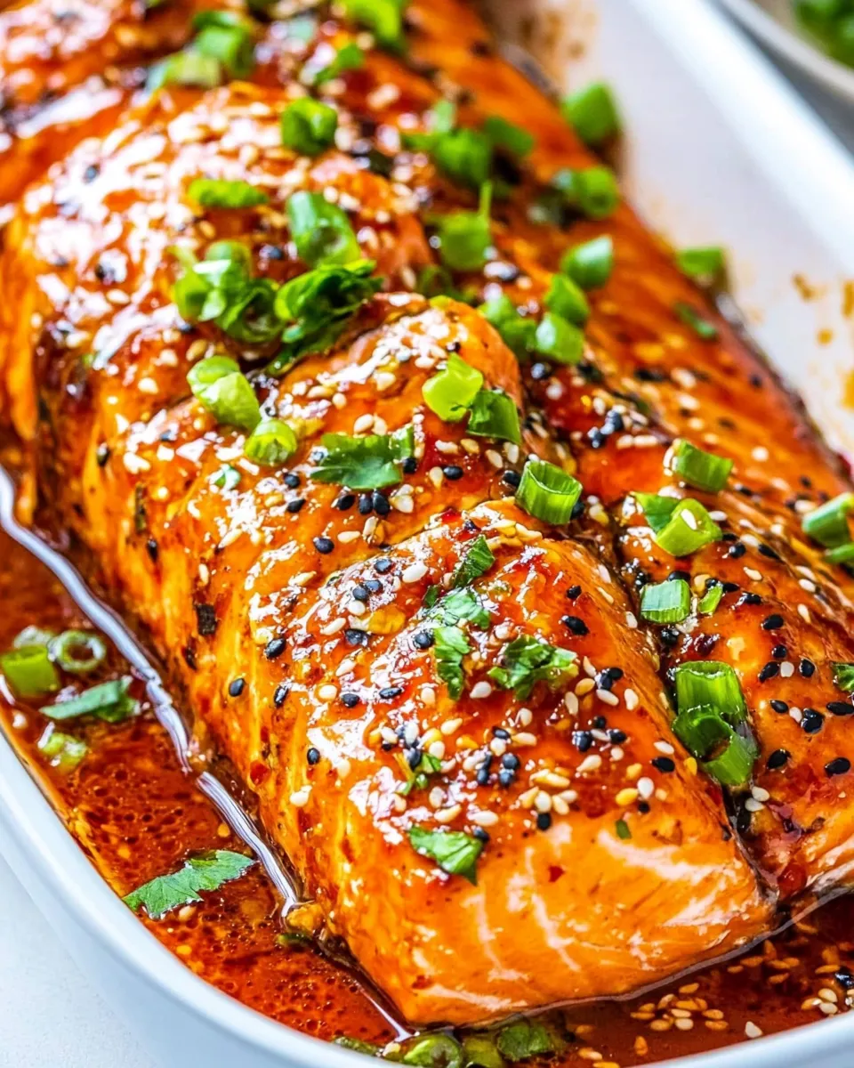 Classic Firecracker Salmon dish photo