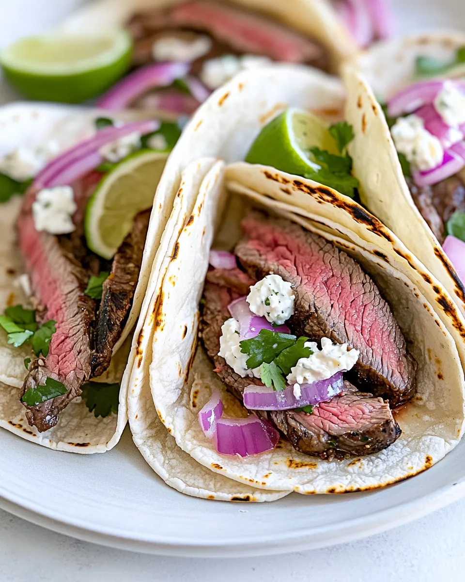 Delicious Flank Steak Tacos dish photo