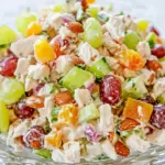 Homemade Fruity Chicken Salad Recipe: Sweet and Savory Perfection with Grapes and Almonds photo