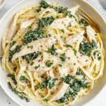Homemade Garlic Chicken & Kale Spaghetti photo