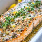 Delicious Garlic Lemon Herb Pan-Fried Salmon photo