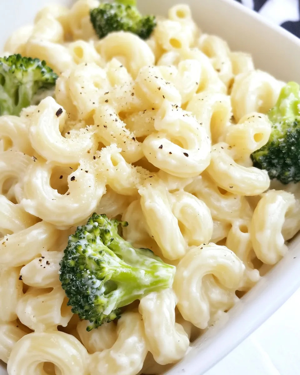Easy Garlic Parmesan Cavatappi and Broccoli recipe image