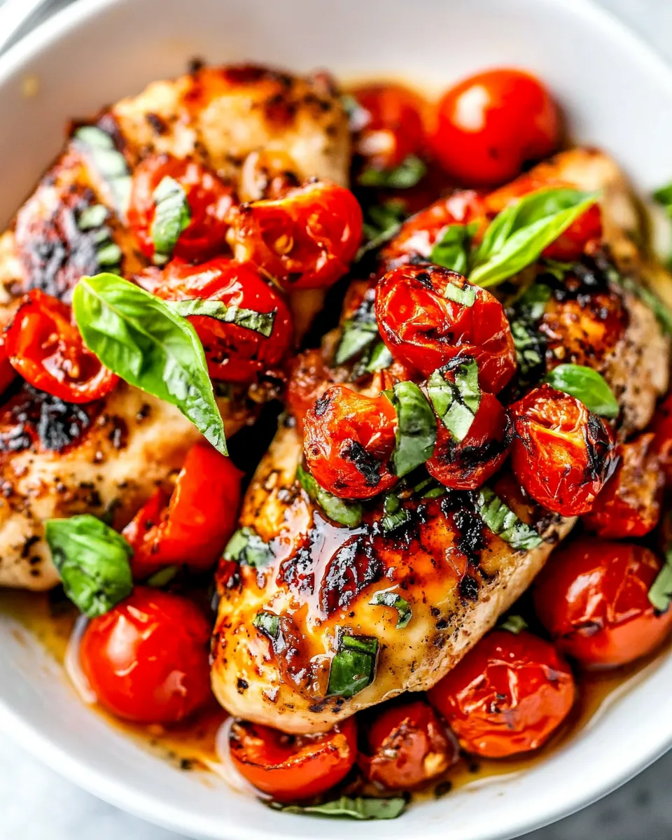 Easy Garlic Tomato Basil Chicken recipe photo