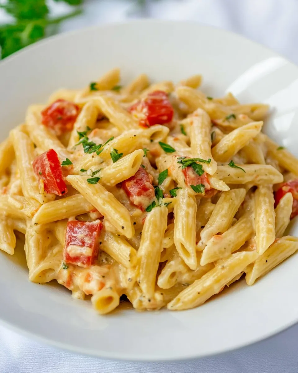 Easy Garlic and Herb Penne Pasta recipe image