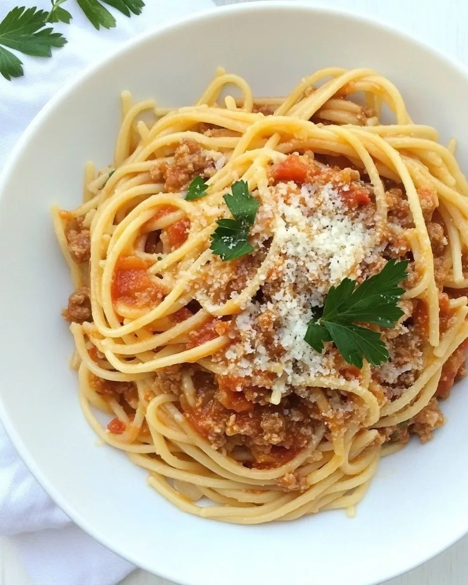 classic Gluten Free Pasta with Spaghetti Meat Sauce image