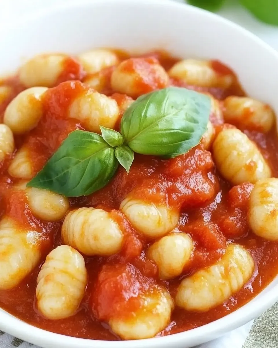 Classic Gnocchi with Tomato Sauce image