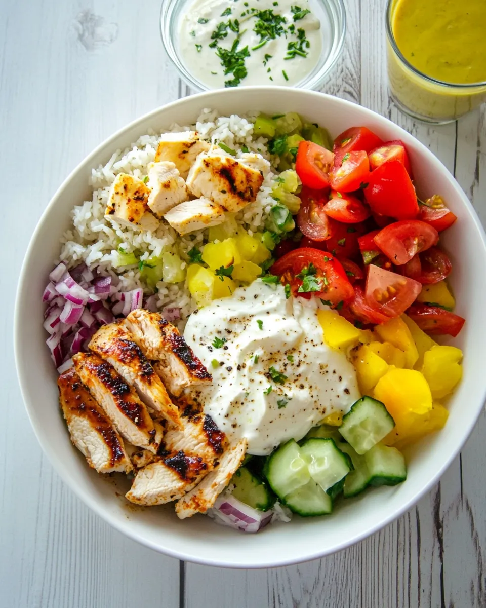 Easy Greek Chicken Bowls Recipe recipe photo