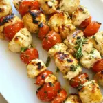 Homemade Greek Chicken Kebab photo