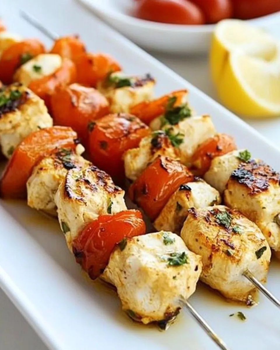 Classic Greek Chicken Kebab image