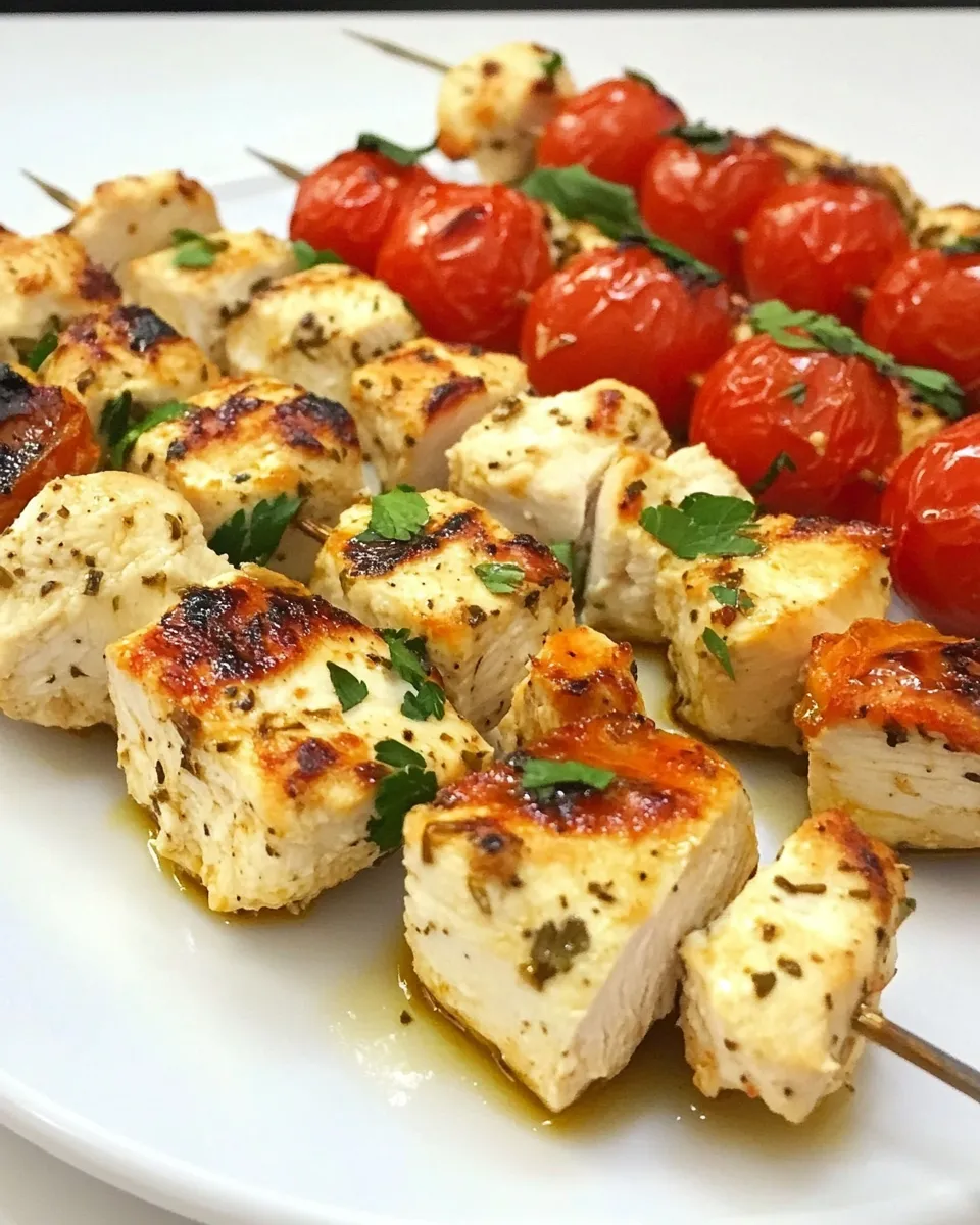 Easy Greek Chicken Kebab recipe image