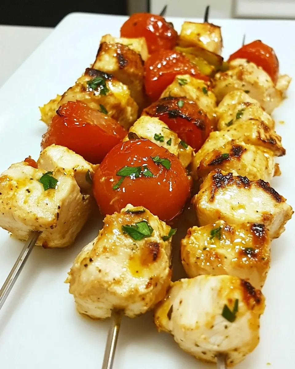 Delicious Greek Chicken Kebab dish photo