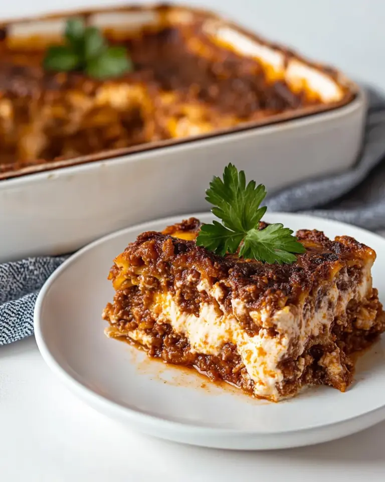 Homemade Greek Lasagna (Pastitsio) photo