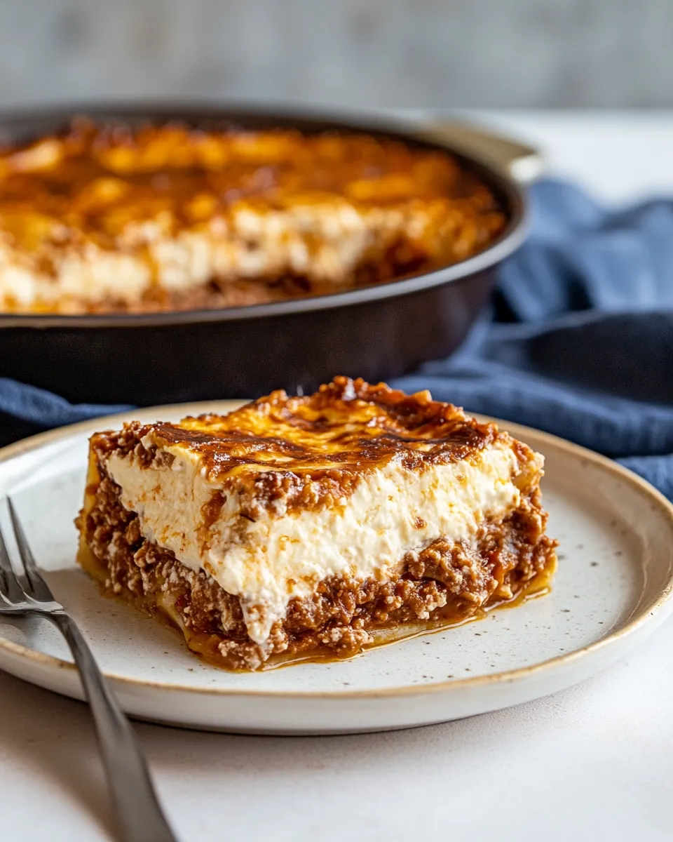 Easy Greek Lasagna (Pastitsio) recipe image