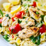 Homemade Greek Lemon Chicken and Orzo photo
