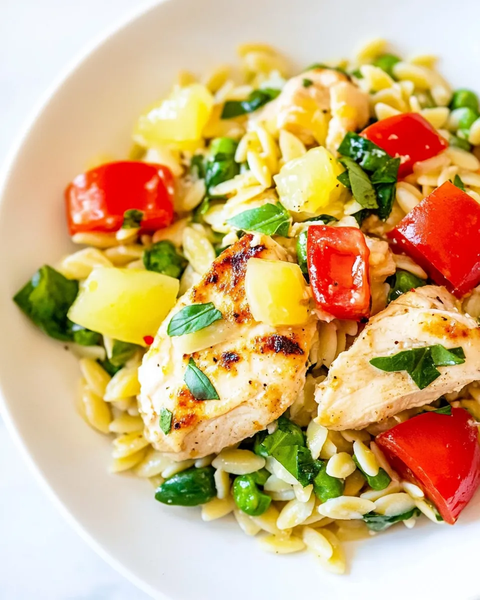 Easy Greek Lemon Chicken and Orzo recipe photo