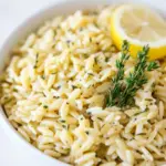 Homemade Greek Orzo with Lemon and Herbs photo