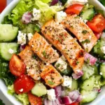 Homemade Greek Salmon Salad photo