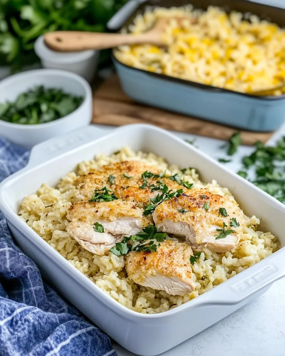 Classic Green Chile Chicken and Rice recipe photo