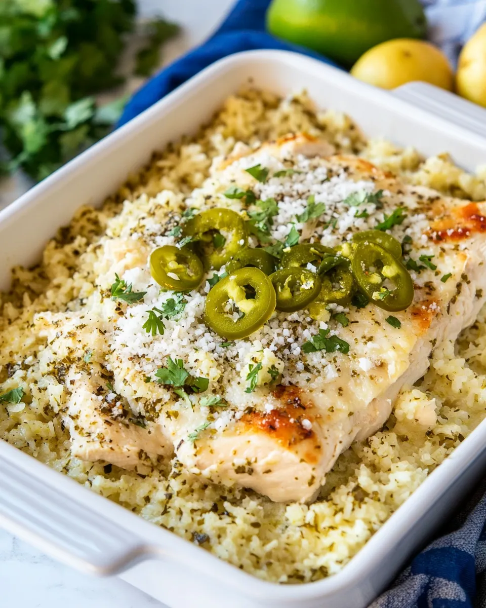 Easy Green Chile Chicken and Rice image