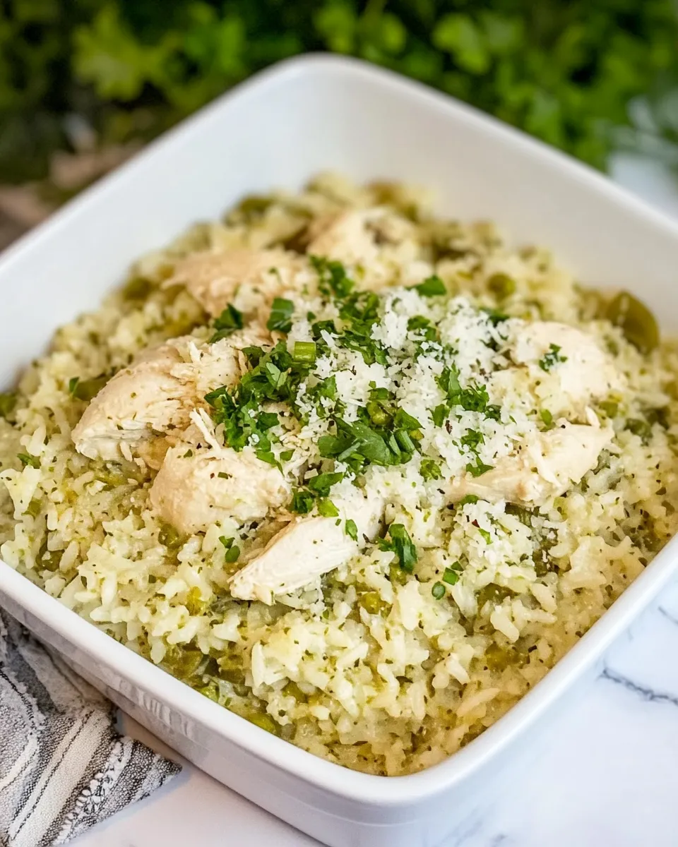 Delicious Green Chile Chicken and Rice dish photo