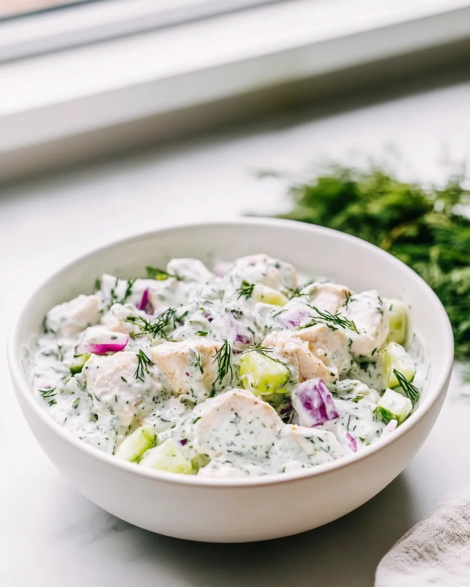 Homemade Green Goddess Chicken Salad photo