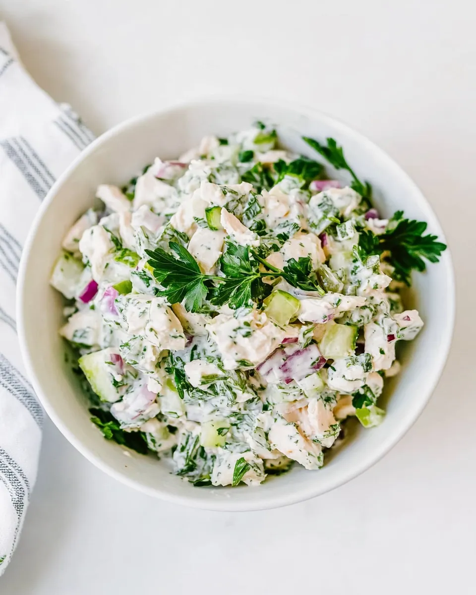 Classic Green Goddess Chicken Salad image