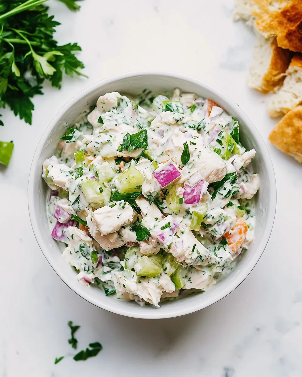 Delicious Green Goddess Chicken Salad dish photo