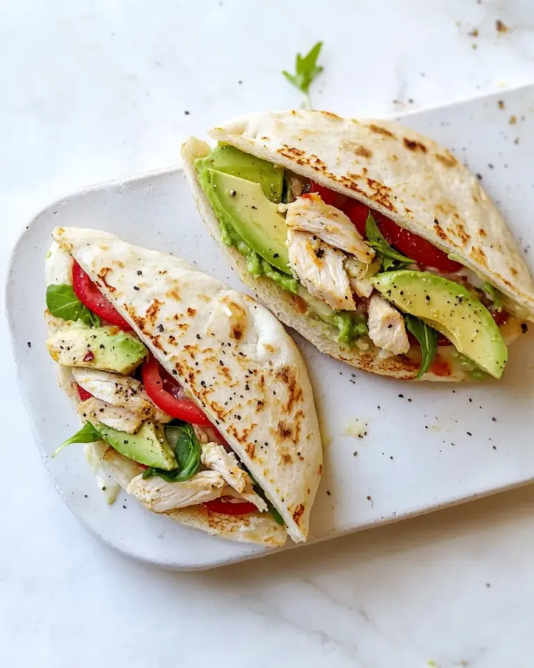 Homemade Grilled Chicken Avocado Pizza Sandwiches. recipe photo