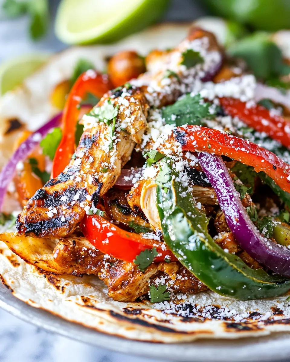 Classic Grilled Chicken Fajitas image