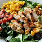Homemade Grilled Chicken Fiesta Salad Recipe photo