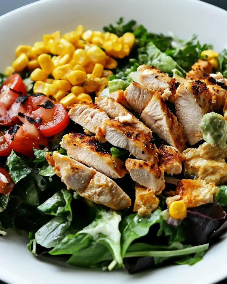 Homemade Grilled Chicken Fiesta Salad Recipe photo