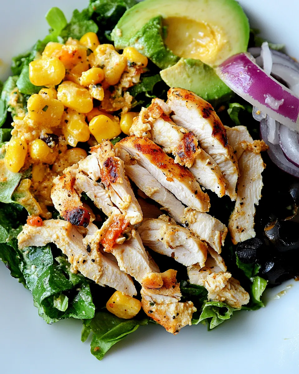 Classic Grilled Chicken Fiesta Salad Recipe image