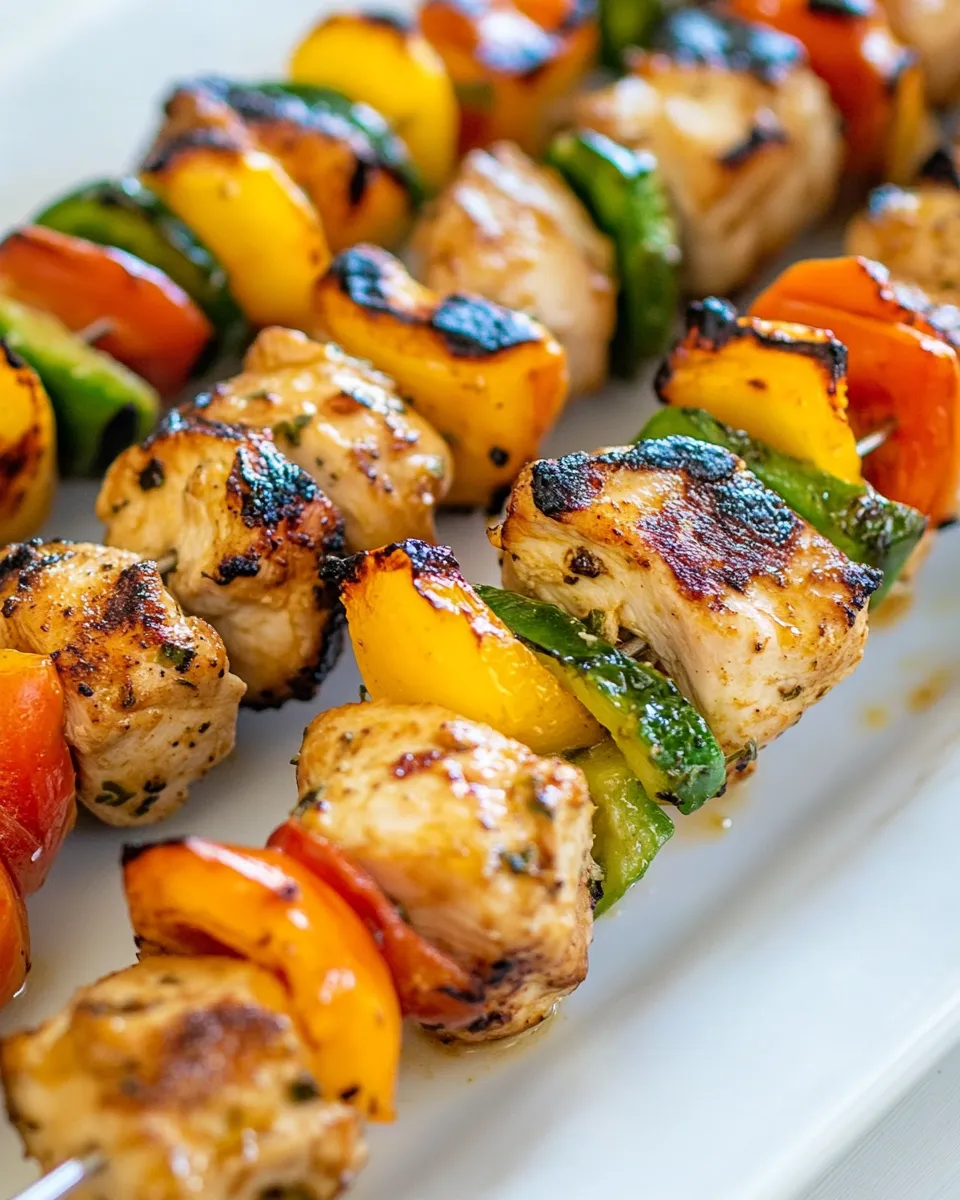 Classic Grilled Chicken Kabobs image