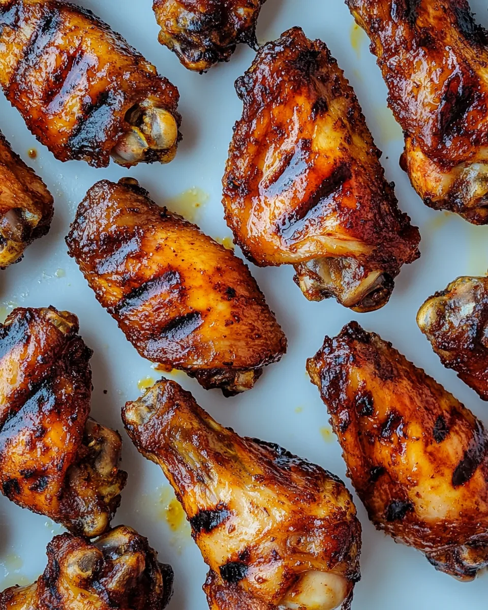Easy Grilled Chicken Wings Recipe recipe photo