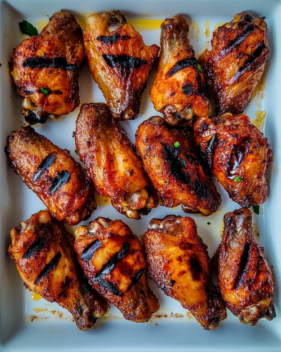 Delicious Grilled Chicken Wings Recipe dish photo