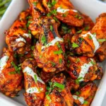 Homemade Grilled Chicken Wings (SO Crispy!) recipe photo