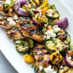Homemade Grilled Chicken and Summer Vegetables recipe photo