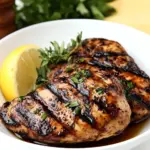 Homemade Grilled Chicken with Balsamic Vinegar photo