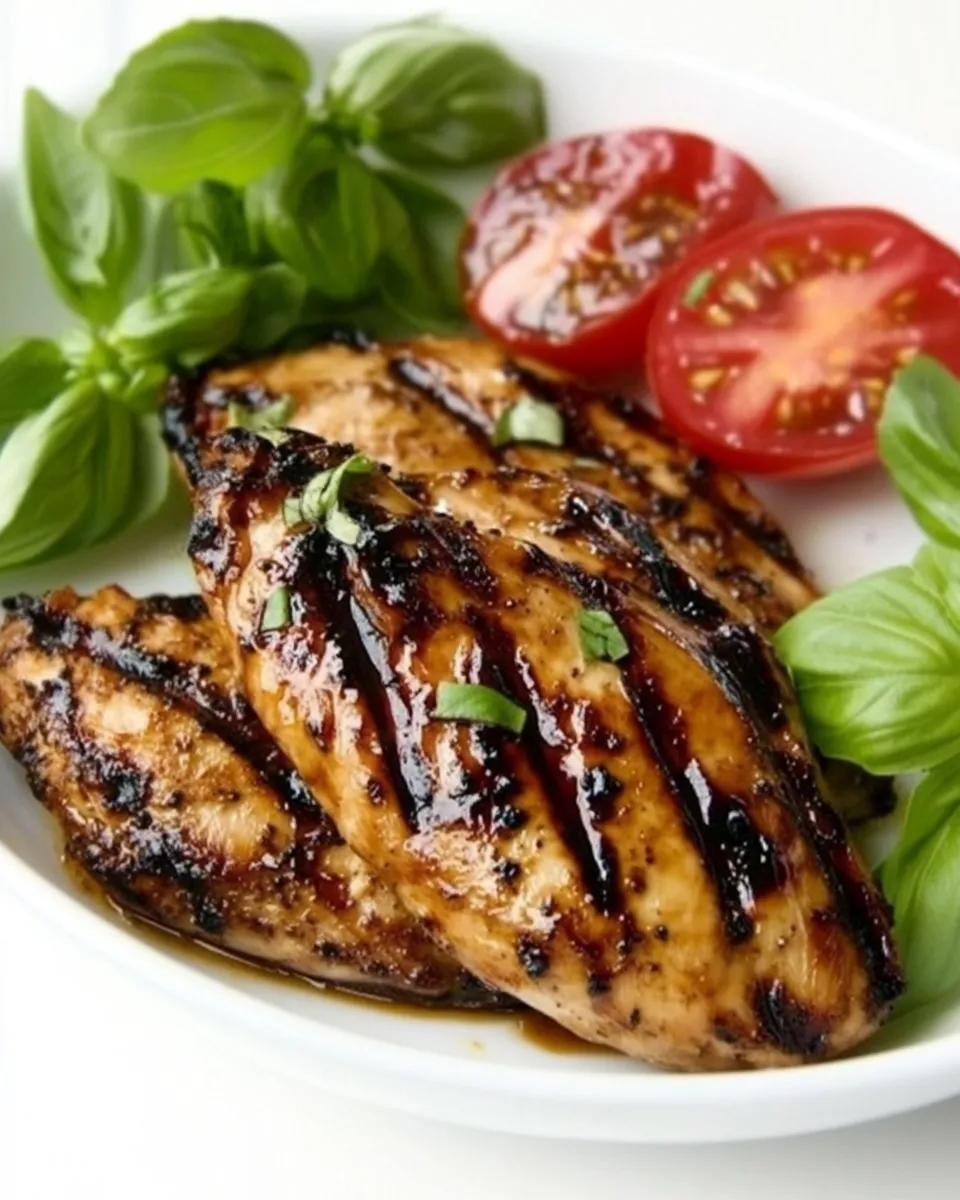Classic Grilled Chicken with Balsamic Vinegar recipe image