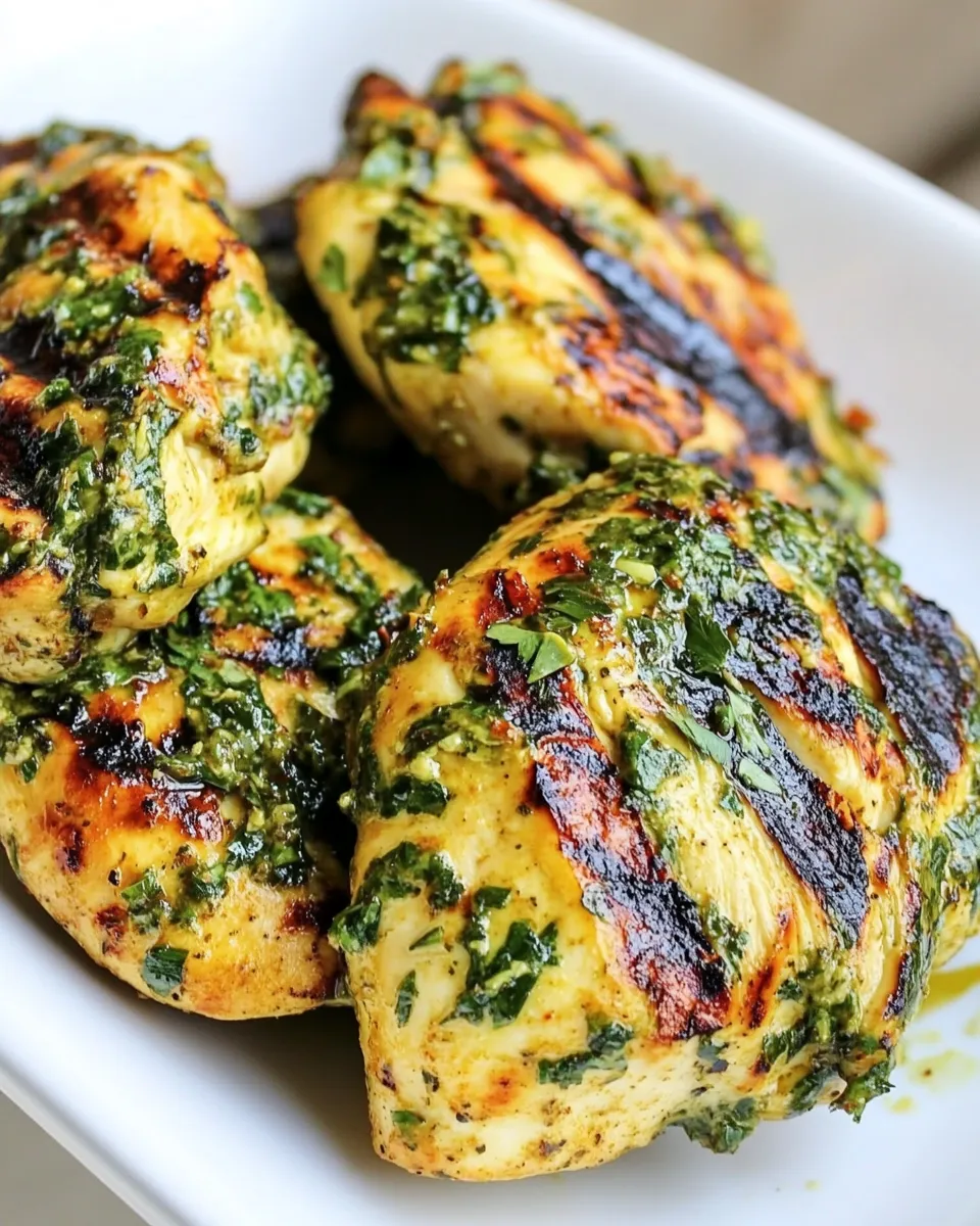 Easy Grilled Chimichurri Chicken recipe photo