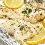 Homemade Grilled Cod In Foil photo