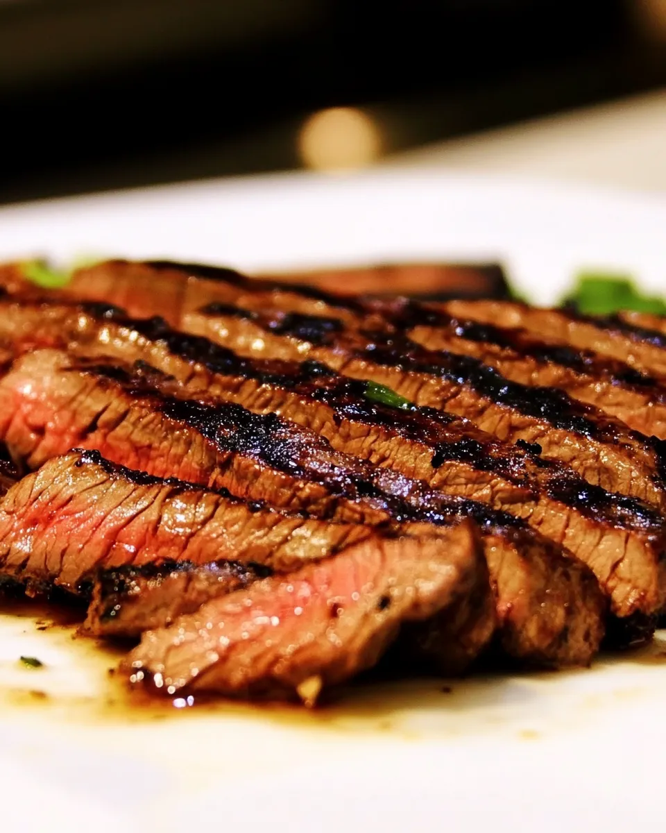 Classic Grilled Cuban Flank Steak dish photo
