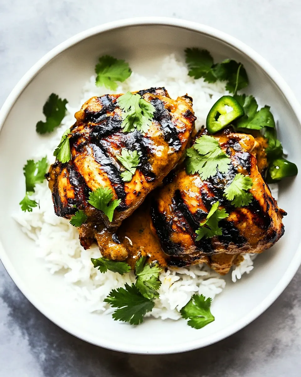 Classic Grilled Curry Chicken recipe image