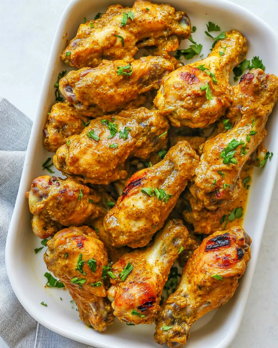 Homemade Grilled Curry Chicken Wings photo