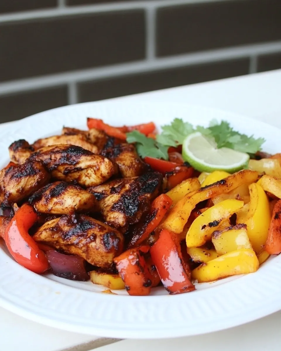Delicious Grilled Fajita Chicken recipe photo