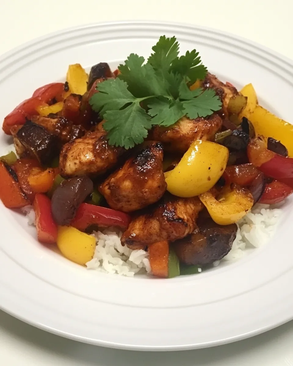 Easy Grilled Fajita Chicken dish photo