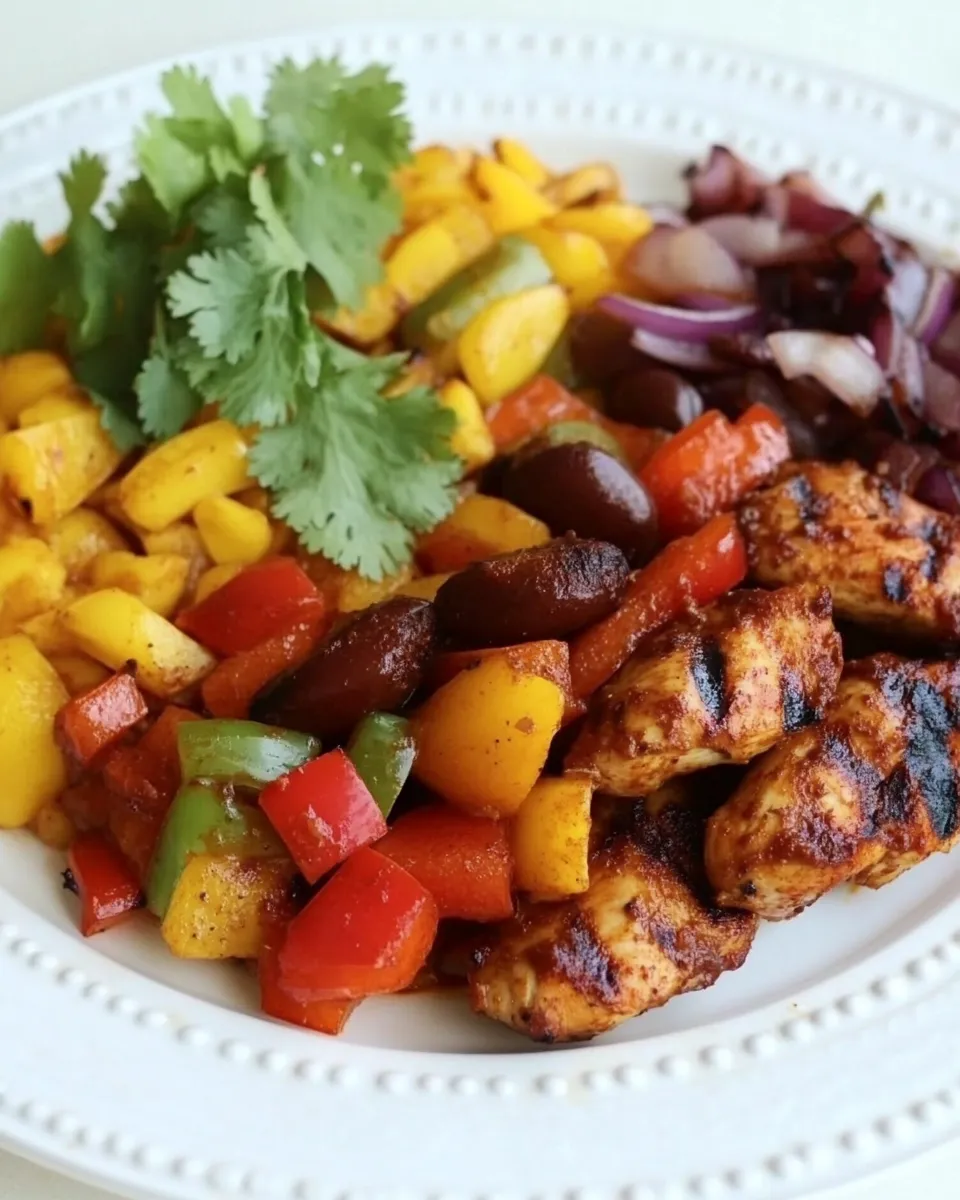 Classic Grilled Fajita Chicken plate image