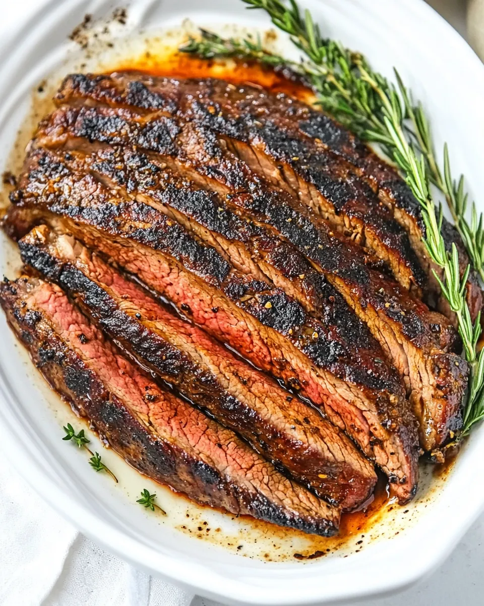 Delicious Grilled Flank Steak Recipe photo