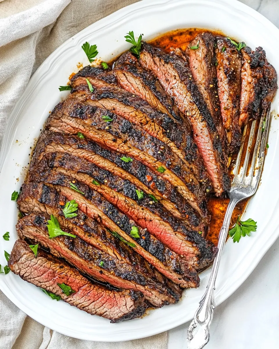 Classic Grilled Flank Steak Recipe image