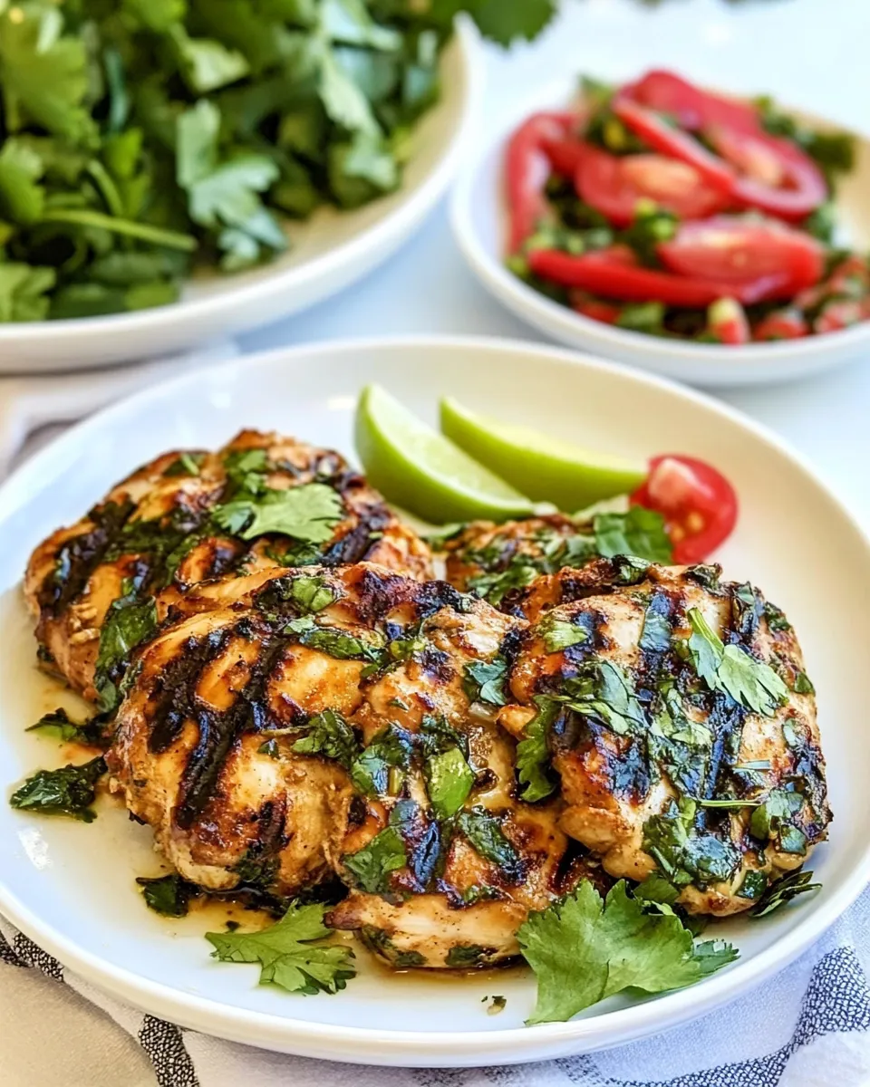 Delicious Grilled Fusion Chicken plate image